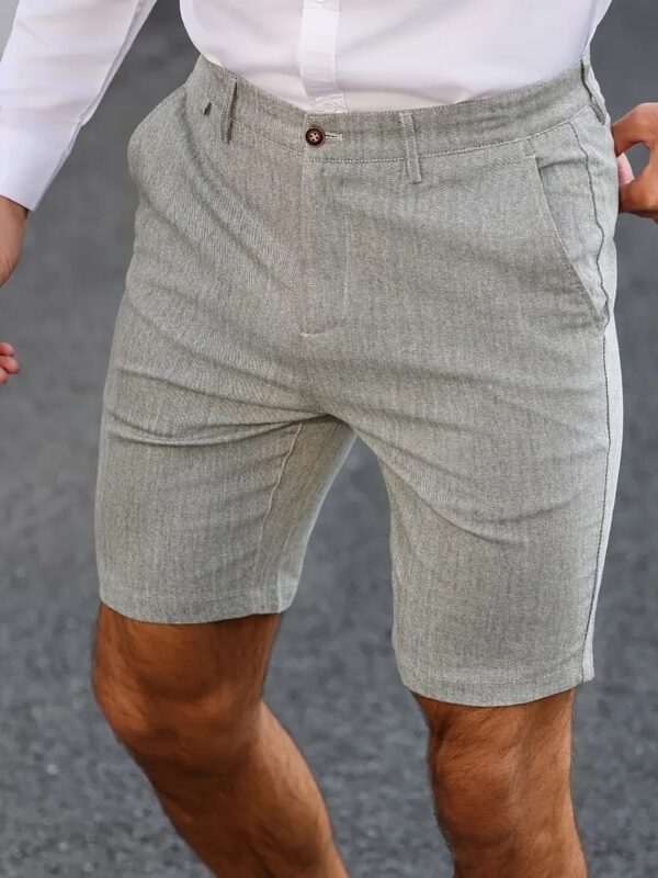 4dda7929-13a8-4742-ac79-7983f1ff5fe6.jpg Men's Casual Solid Color Straight-Cut Shorts