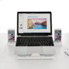 New Laptop Stand Multifunctional Folding Lift Portable Laptop Stand Monitor Increase Rack Aluminum Alloy Base