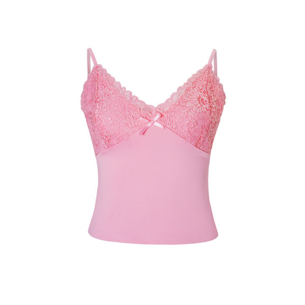 Women's Polka-dot Printed Strap Camisole Top