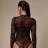 Night Noir Lace Bodysuit
