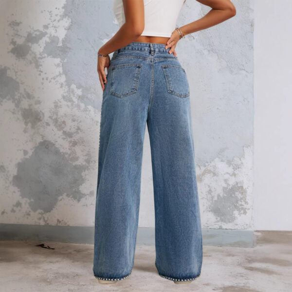 Azure Drift Wide-Leg Jeans
