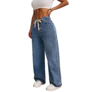 Azure Drift Wide-Leg Jeans